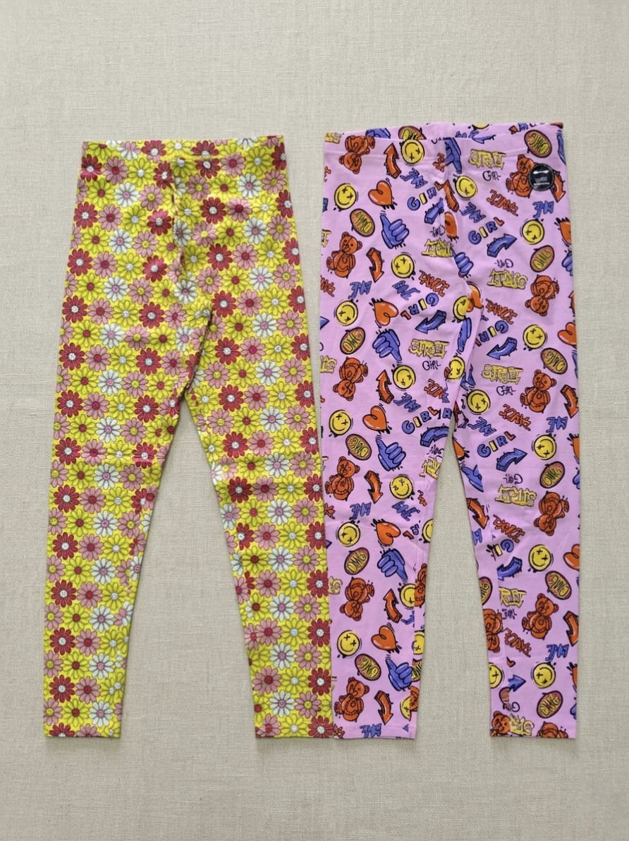 Printed Leggings — Floral Assortment