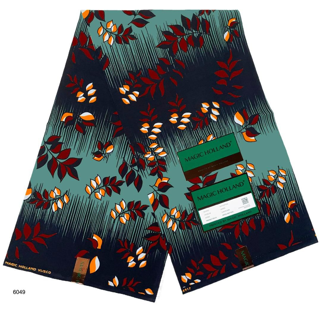 Sage Botanical Print Fabric